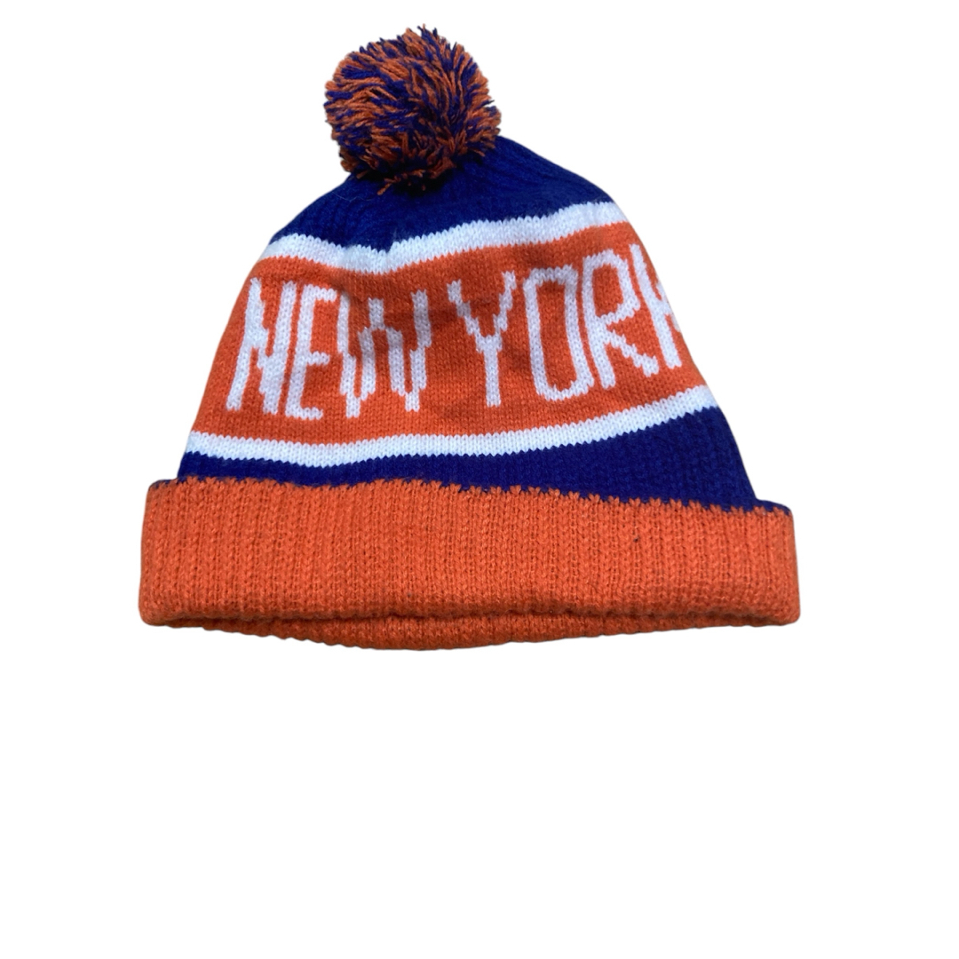 New York Knicks New Era ニューエラ ポンポンニット帽 NEW ERA - 【古着】NewEra Knicks ニット帽の通販 by 爽健美茶