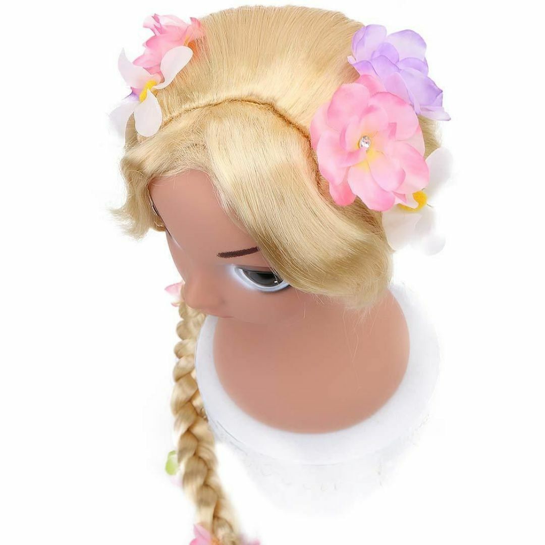 塔の上のラプンツェル風 ウィッグ キッズ 女の子 ディズニーお花 塔の上のラプンツェル風 ウィッグ キッズ 女の子 ディズニーお花