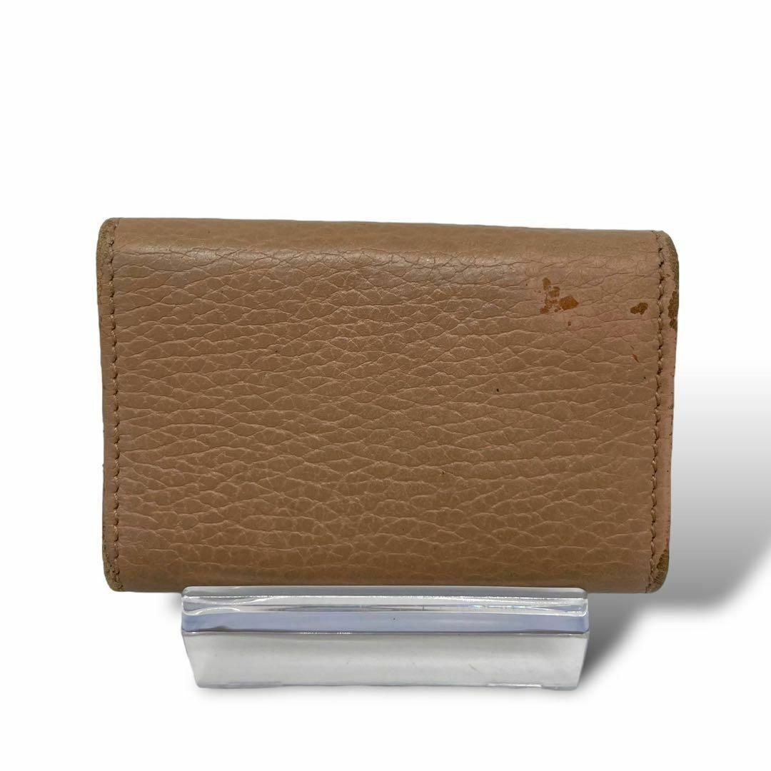 グッチ GUCCI キーケース 6連 GGマーモント レザー ベージュ グッチ GUCCI キーケース 6連 GGマーモント レザー ベージュ