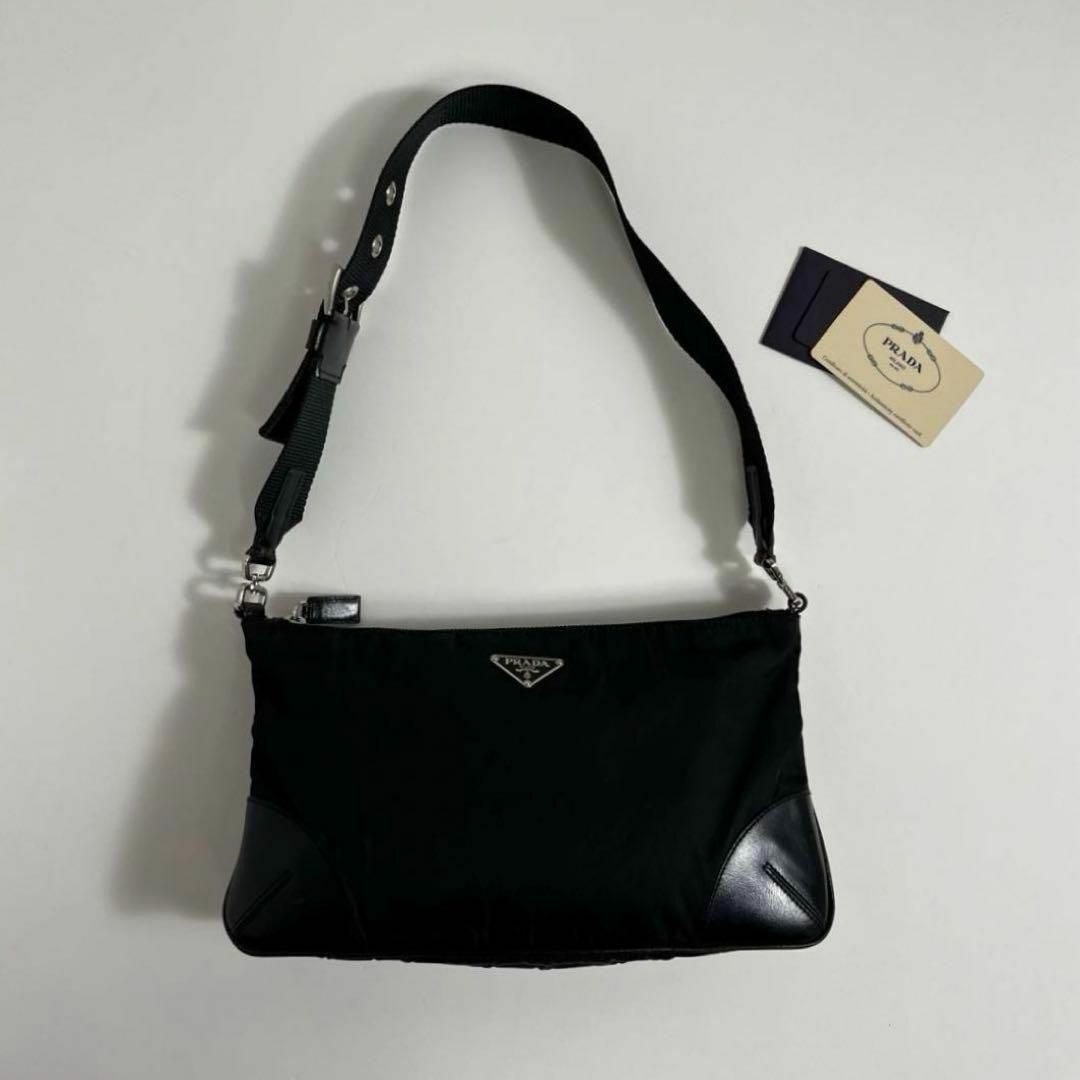 PRADA TESSUTO LIGHT SHOULDER BAG NERO PRADA TESSUTO LIGHT SHOULDER BAG NERO
