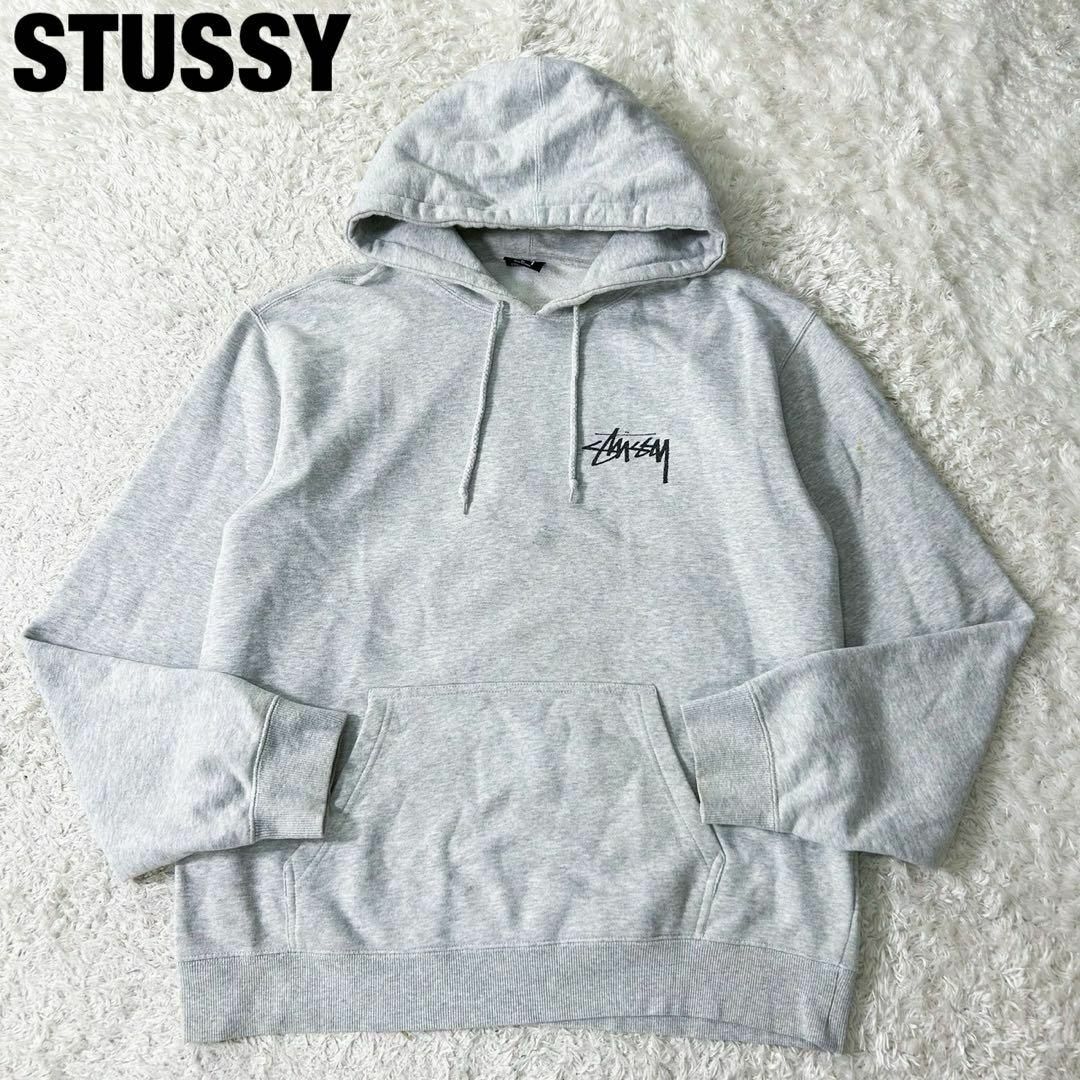STUSSY - 美品 STUSSY ステューシー ダイスパーカー グレー STUSSY - 美品 STUSSY ステューシー ダイスパーカー グレー