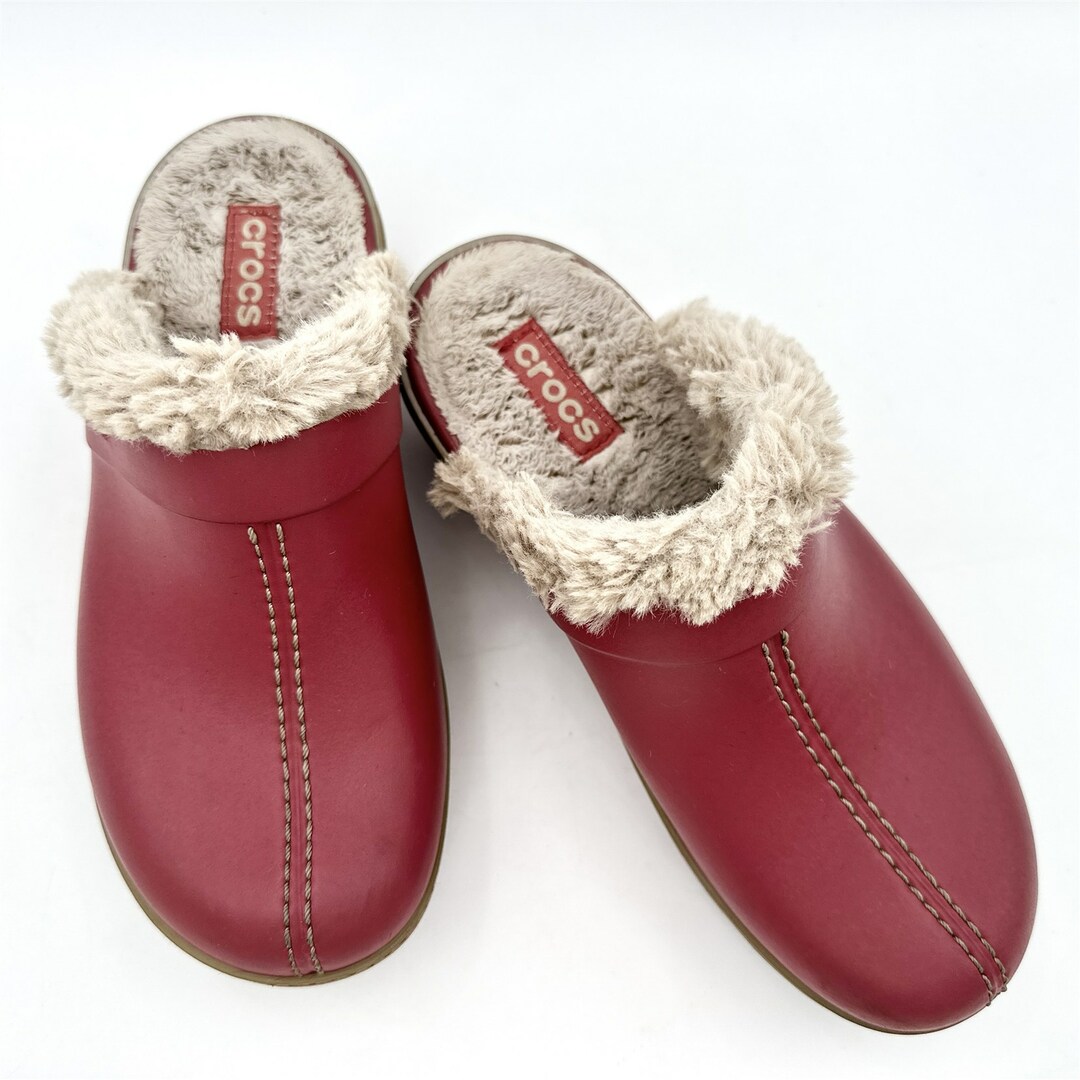 crocs - □廃盤品□ crocs コブラー サボサンダル ファー付き crocs - □廃盤品□ crocs コブラー サボサンダル ファー付き