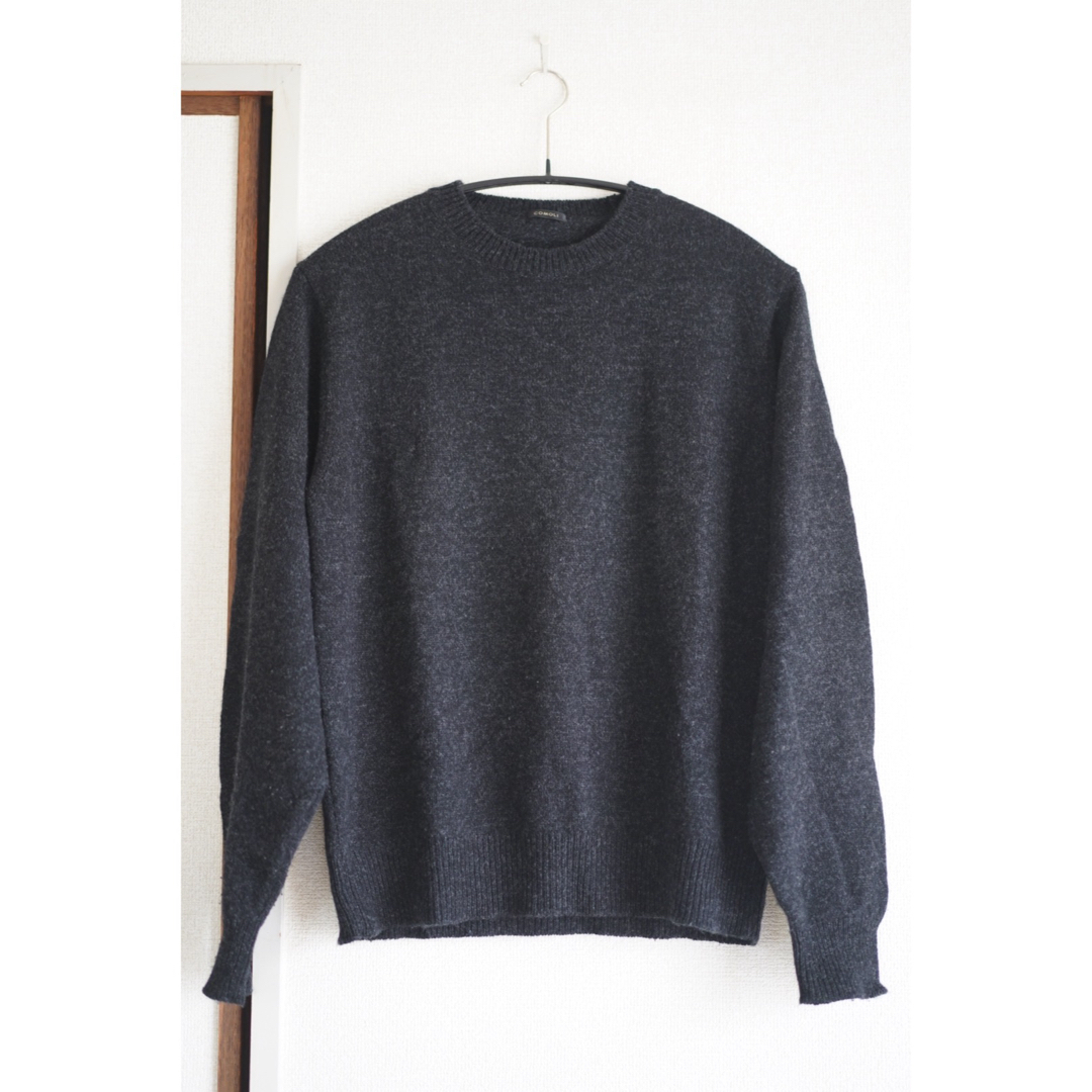 COMOLI ラムズウール クルーネックニット size2 トップス COMOLI ラムズウール クルーネックニット size2 トップス