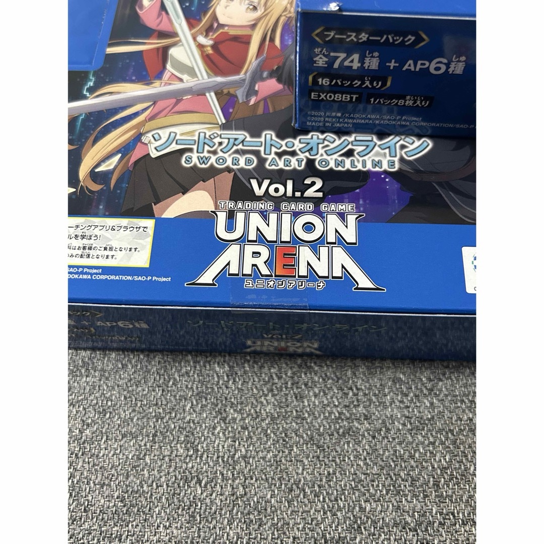 ユニオンアリーナ ソードアートオンラインvol2 新品未開封 3BOX SAO ユニオンアリーナ ソードアートオンラインvol2 新品未開封 3BOX SAO