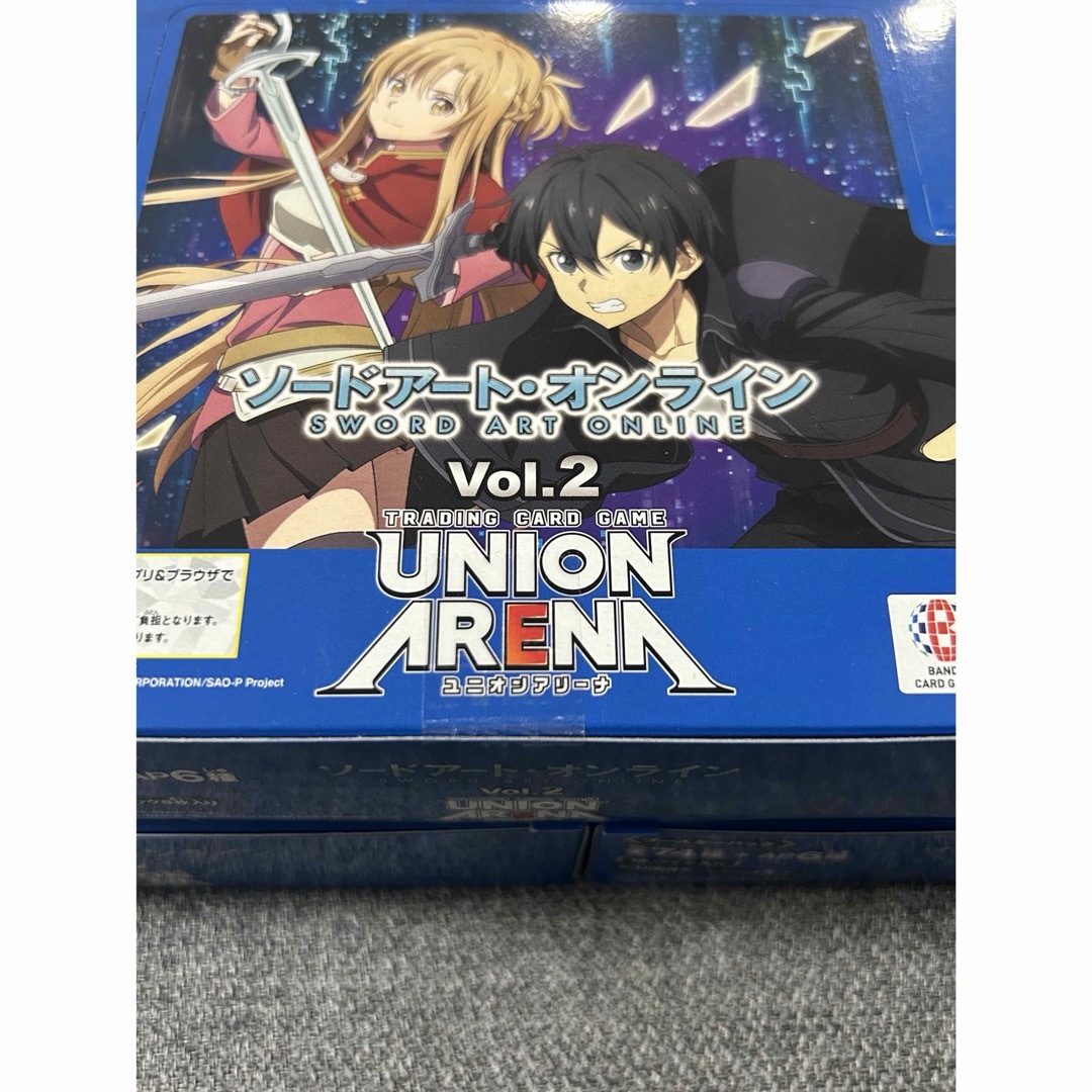 ユニオンアリーナ ソードアートオンラインvol2 新品未開封 3BOX SAO ユニオンアリーナ ソードアートオンラインvol2 新品未開封 3BOX SAO