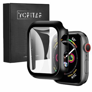 【色:ブラック_サイズ:44mm】YOFITAR Apple Watch 用 ケ(その他)