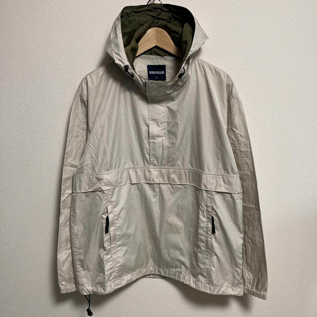 UNIQLO - OLD UNIQLO ユニクロ ハーフジップ ナイロン パーカー UNIQLO - OLD UNIQLO ユニクロ ハーフジップ ナイロン パーカー