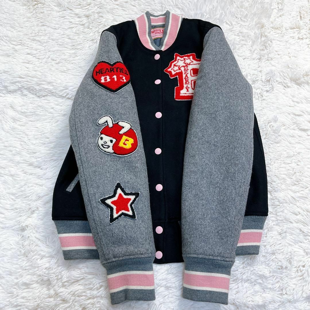 BETTY'S BLUE - BETTY'S BLUE スタジャン ワッペン 平成女児 BETTY'S BLUE - BETTY'S BLUE スタジャン ワッペン 平成女児