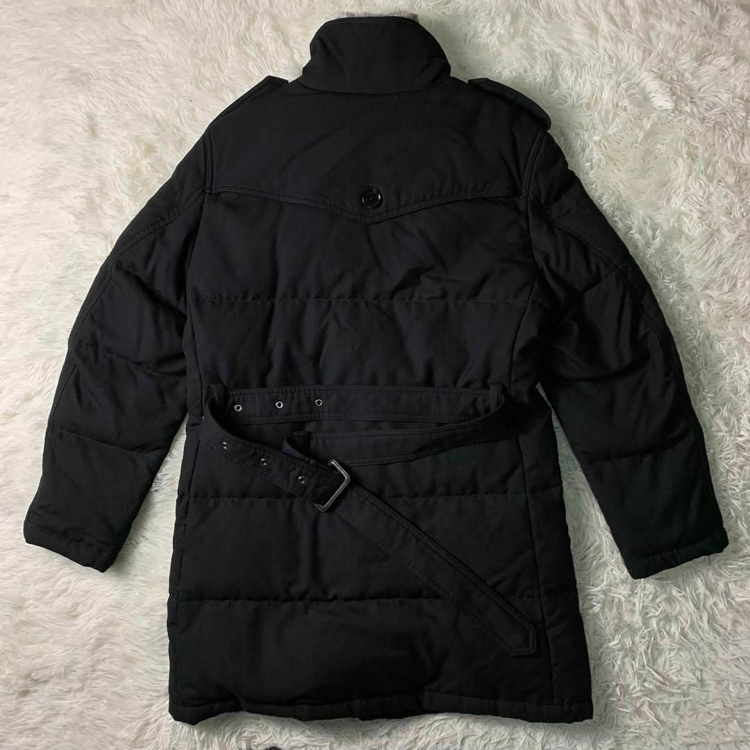BURBERRY BLACK LABEL ダウンコート 黒 2WAY ファー M ダウン BURBERRY BLACK LABEL ダウンコート 黒 2WAY ファー M ダウン