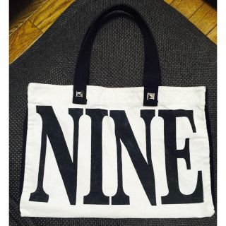 ナイン(NINE)のナインNINE 正規 キャンパス生地バッグ 美品(トートバッグ)