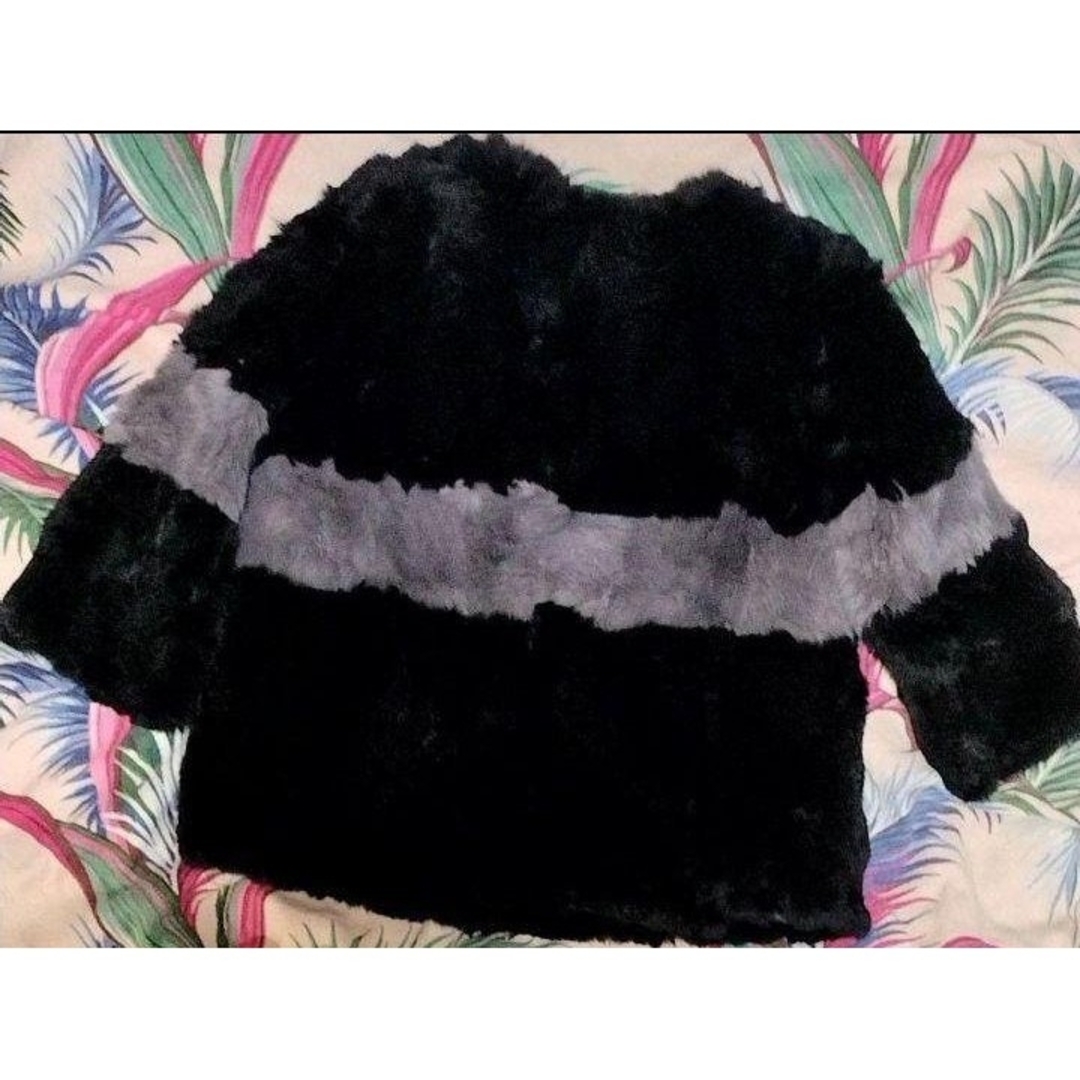 美品♥ジョルジオブラット♥ラビットファー♥毛皮♥ノーカラー 美品♥ジョルジオブラット♥ラビットファー♥毛皮♥ノーカラー