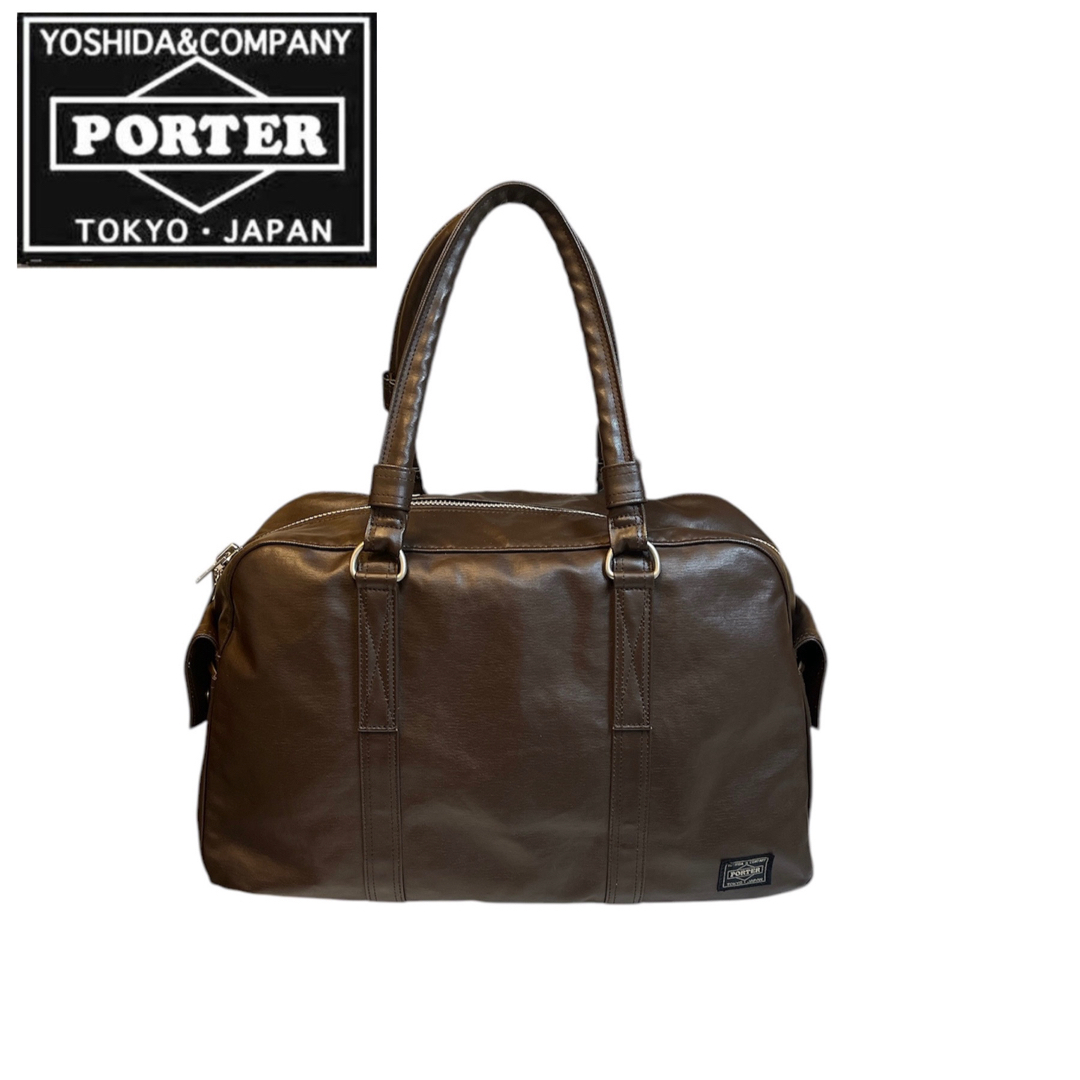 ✨極美品✨PORTER ミニボストンバッグ フリースタイル ダーク ✨極美品✨PORTER ミニボストンバッグ フリースタイル ダーク