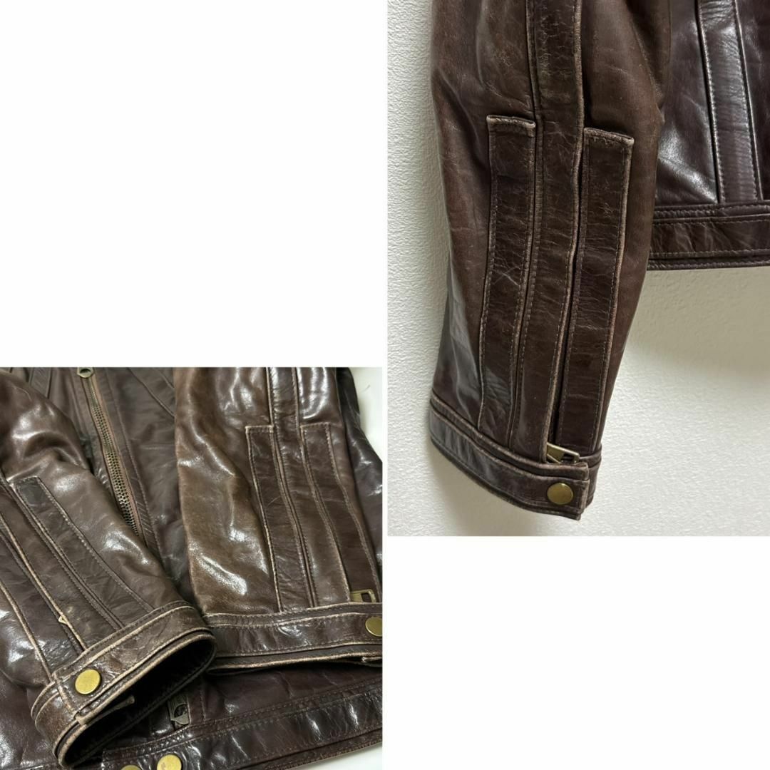 DSQUARED2ディースクエアード レザーライダースジャケット DSQUARED2ディースクエアード レザーライダースジャケット