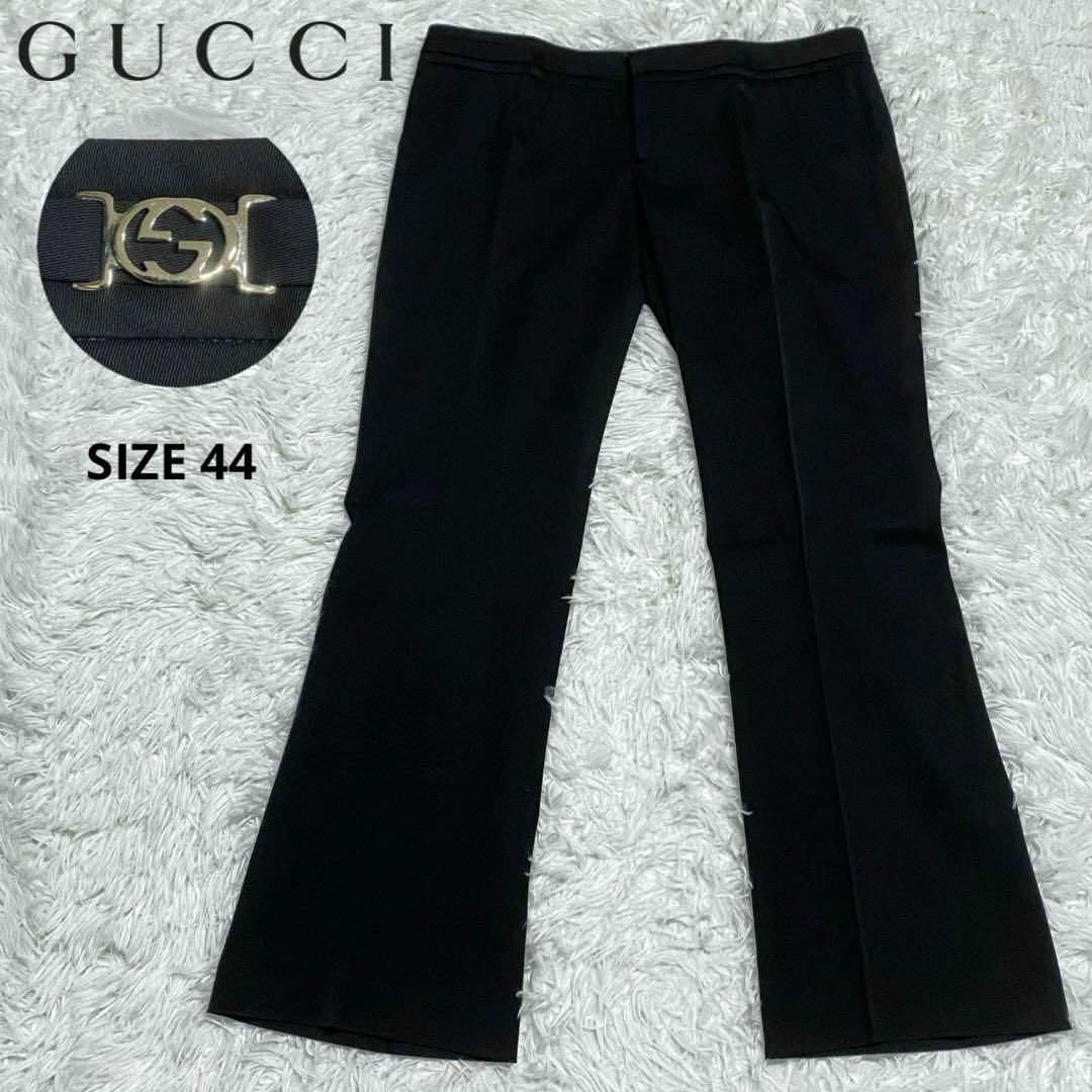 美品】GUCCI・グッチ・フォーマルパンツ・インターロッキング 美品】GUCCI・グッチ・フォーマルパンツ・インターロッキング