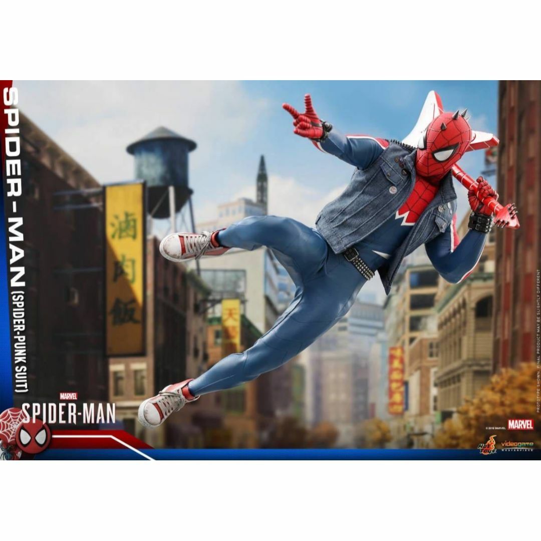 ホットトイズ スパイダーマン(スパイダー・パンク・スーツ版 ホットトイズ スパイダーマン(スパイダー・パンク・スーツ版