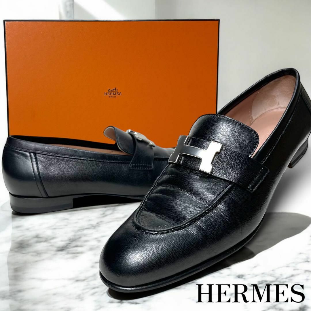 HERMES - ✨希少/未使用級✨HERMES エルメス モカシン パリ HERMES - ✨希少/未使用級✨HERMES エルメス モカシン パリ