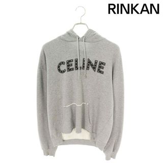 セリーヌ(CELINE)のセリーヌ  21SS  2Y309052H スタッズロゴルーズプルオーバーパーカー メンズ S(パーカー)