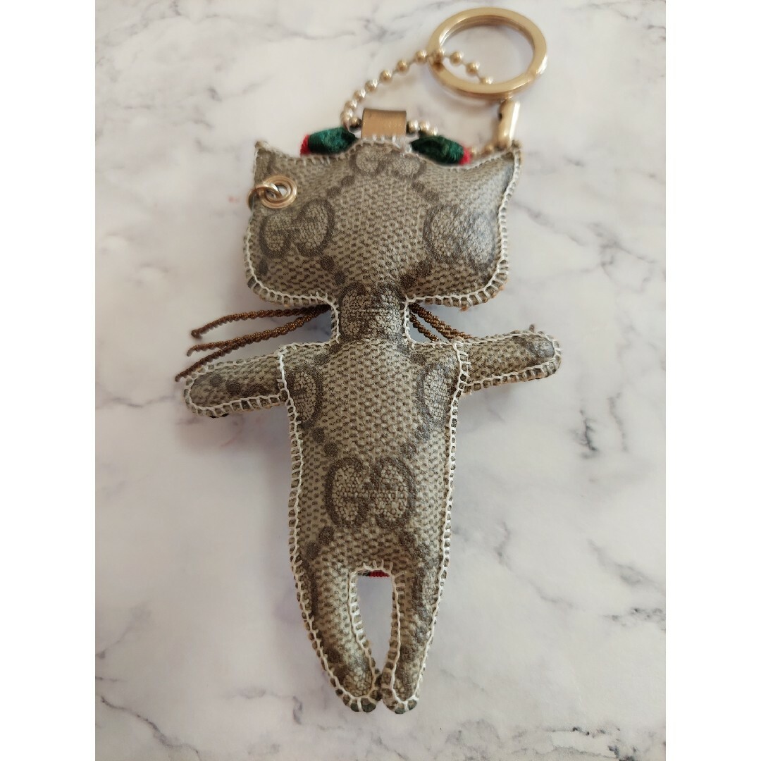 GUCCI グッチ GG グッチョリ クリスティーナ 猫 キーホルダー GUCCI グッチ GG グッチョリ クリスティーナ 猫 キーホルダー