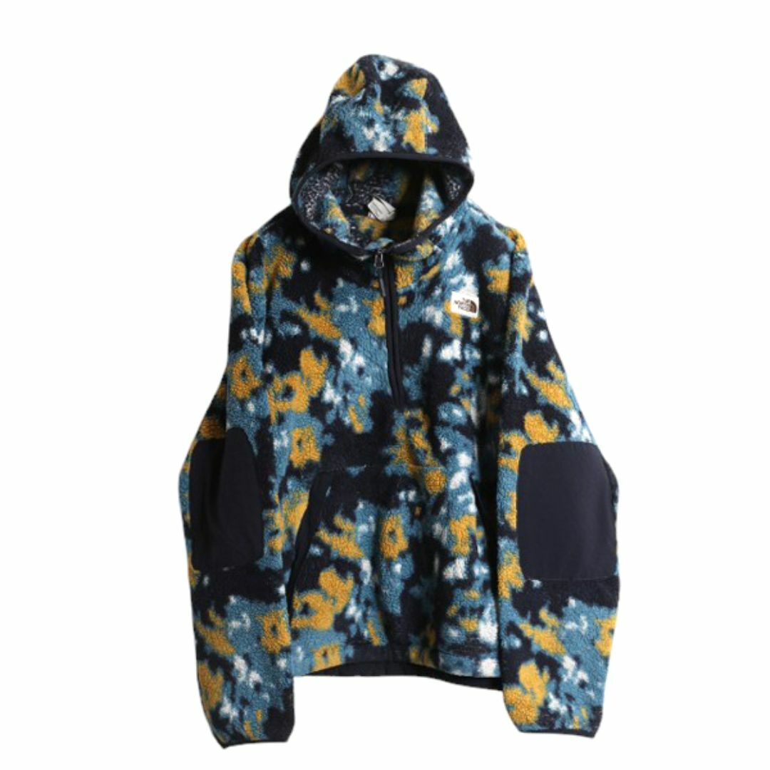 激安超特価 最大80%オフ US企画 プルオーバー キャンプシャー 総柄 ノースフェイス フリース