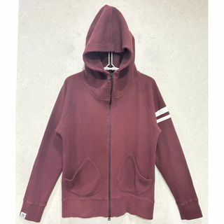モモタロウジーンズ(MOMOTARO JEANS)の＊桃太郎ジーンズ 出陣 サーマル ジップアップ パーカー L(パーカー)