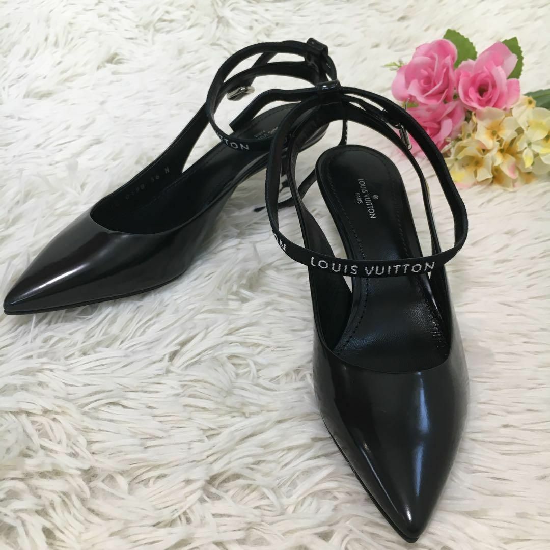 LOUIS VUITTON - 【未使用保管品】ルイヴィトン ミュール レザー LOUIS VUITTON - 【未使用保管品】ルイヴィトン ミュール レザー