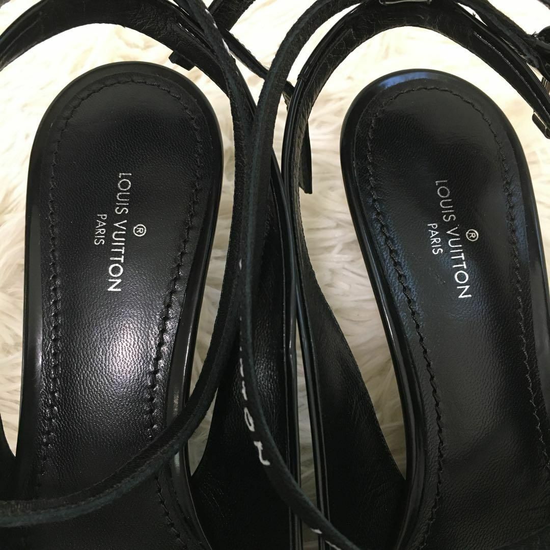 LOUIS VUITTON - 【未使用保管品】ルイヴィトン ミュール レザー LOUIS VUITTON - 【未使用保管品】ルイヴィトン ミュール レザー