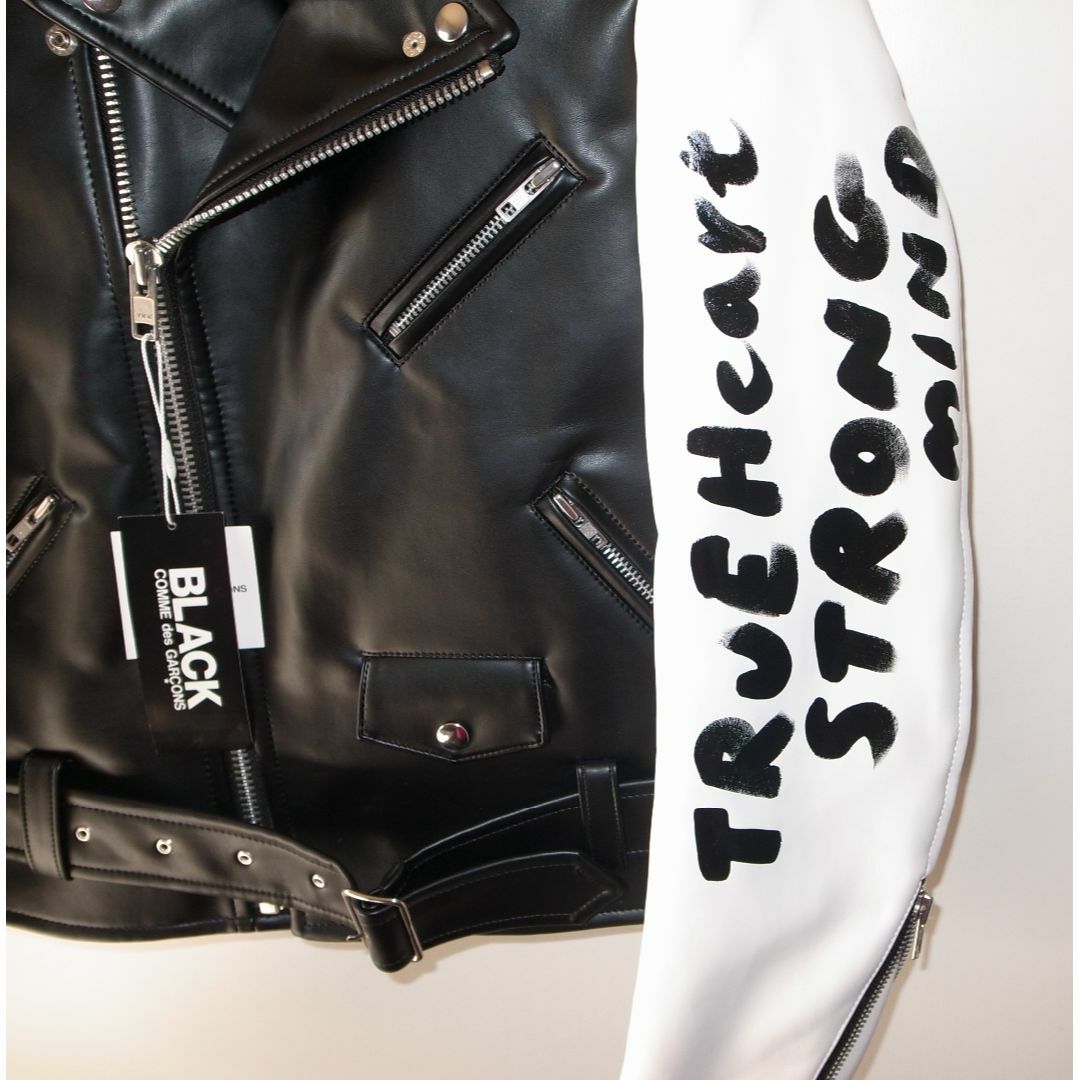 BLACK コムデギャルソン ライダース ジャケット sizeS BLACK コムデギャルソン ライダース ジャケット sizeS