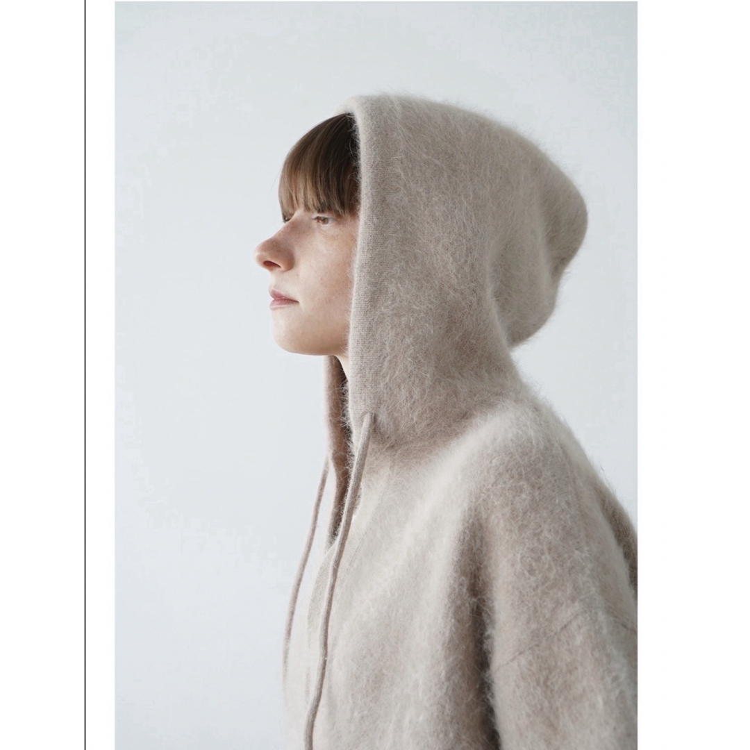 CLANE - 【新品未使用】 ♡ANGORA OVER KNIT HOODIEの通販 by CLANE - 【新品未使用】 ♡ANGORA OVER KNIT HOODIEの通販 by