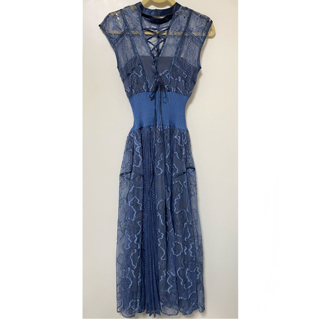 新品】SNIDEL レースロングドレス【ワンピース】