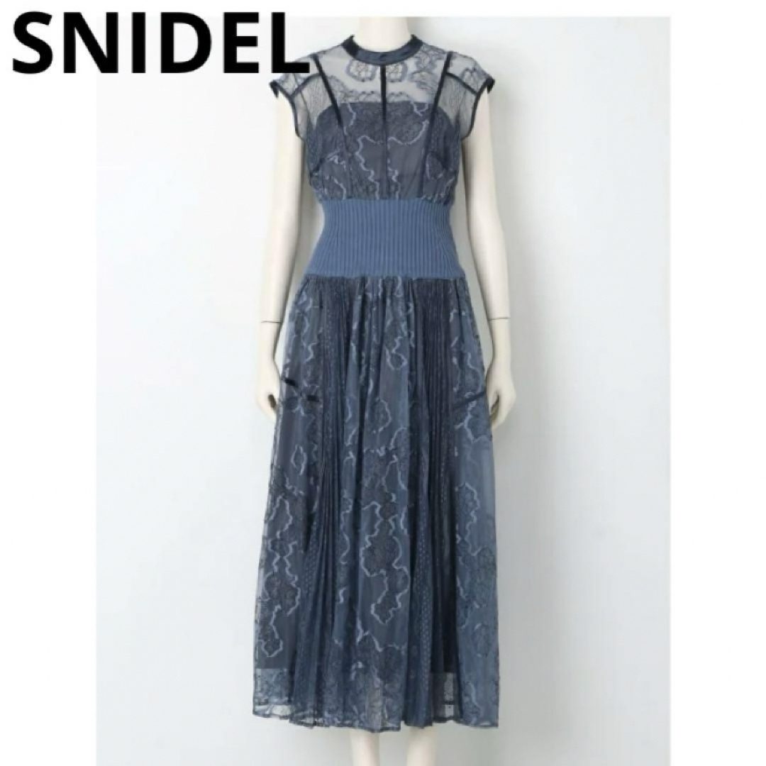 新品】SNIDEL レースロングドレス【ワンピース】