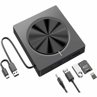 ❤️多機能❤️外付けDVDドライブ Windows Mac cinux CD 読(DVDプレーヤー)