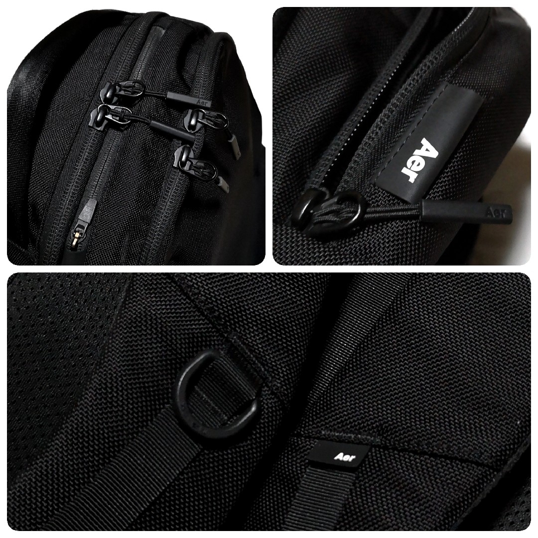 AER - アーバンリサーチ 別注 Aer エアー☆Dual Pack黒リュック AER - アーバンリサーチ 別注 Aer エアー☆Dual Pack黒リュック