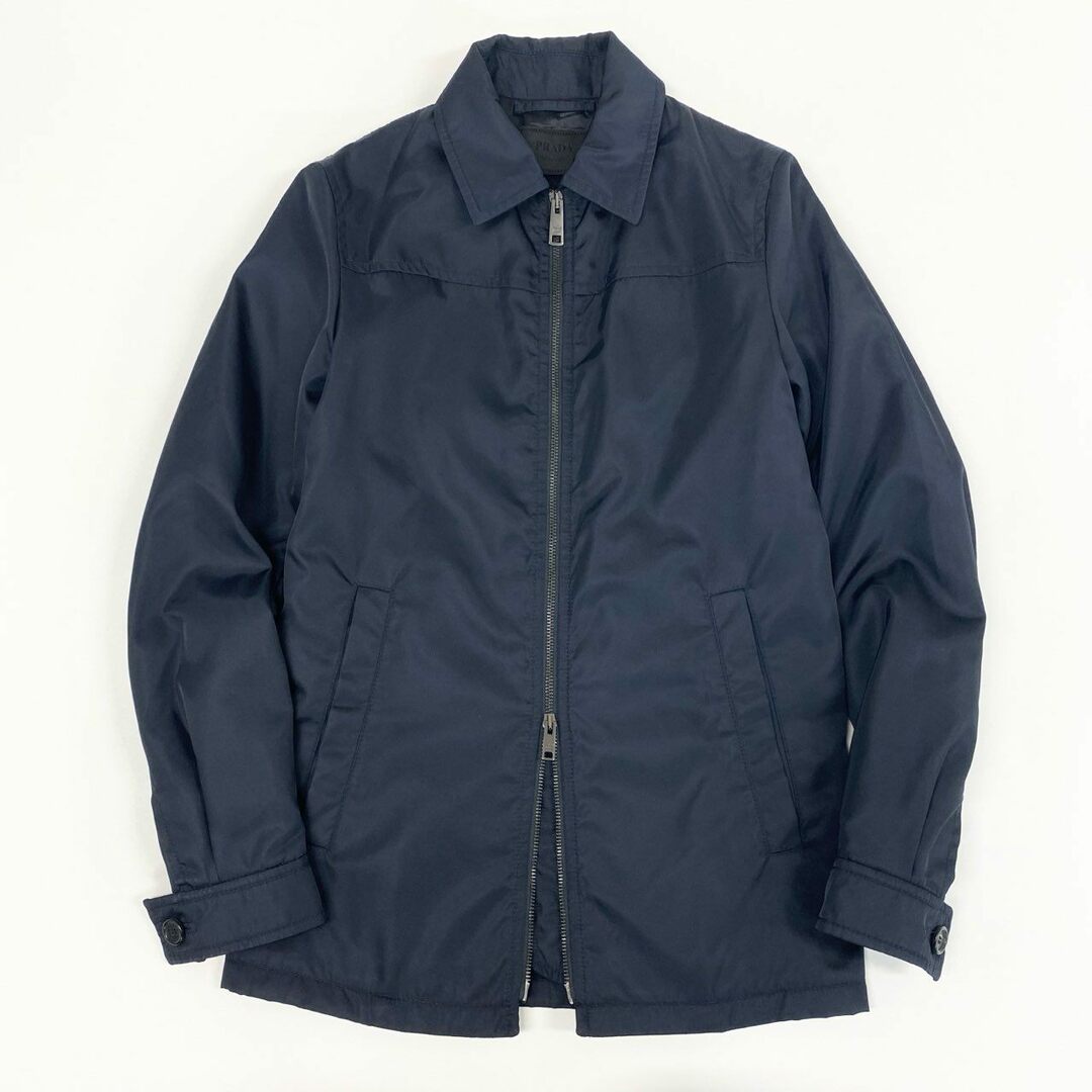 PRADA - 20k19 PRADA プラダ ダブルジップ 中綿ナイロン PRADA - 20k19 PRADA プラダ ダブルジップ 中綿ナイロン