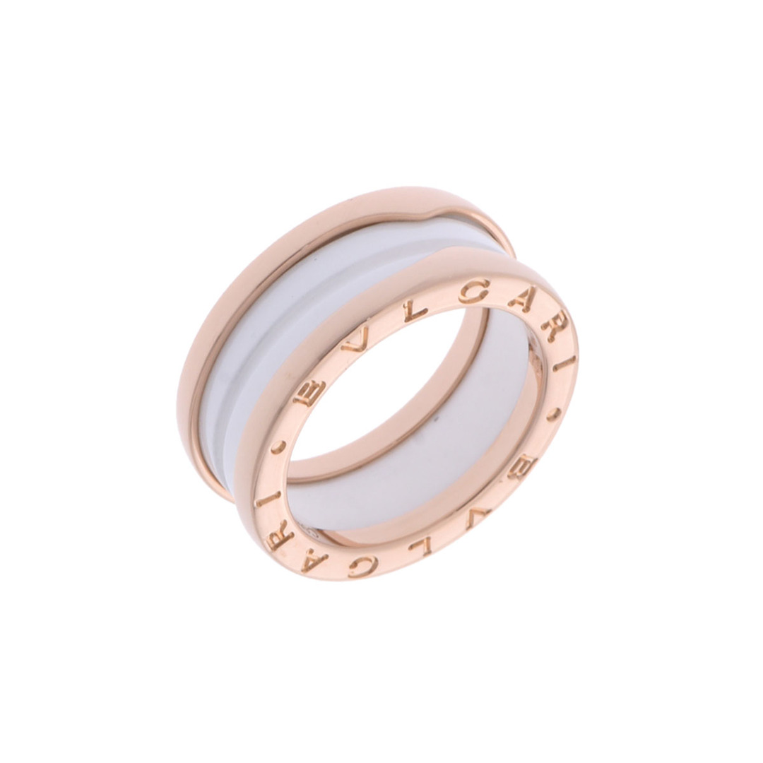 BVLGARI - 中古 ブルガリ BVLGARI 347013 レディース リング・指輪 K18ピンクゴールド PG /ホワイトセラミック
