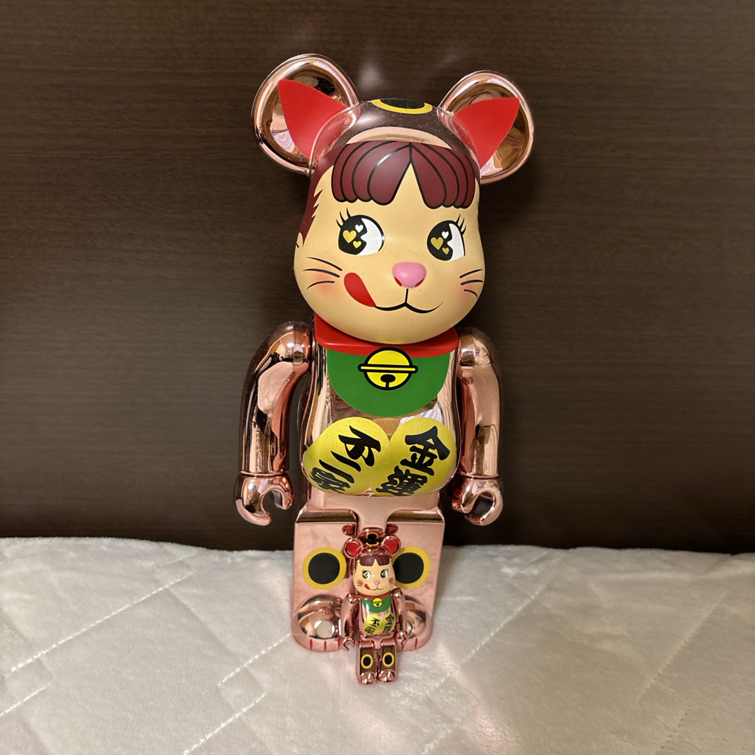 BE@RBRICK 鈍く 達磨 ペコちゃん 金メッキ 100% & 400% BE@RBRICK 鈍く 達磨 ペコちゃん 金メッキ 100% & 400%