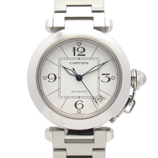 カルティエ(Cartier)のカルティエ CARTIER パシャC 腕時計 時計 ステンレススチール ボーイズ ホワイト系 W31074M7 【中古】(腕時計(アナログ))