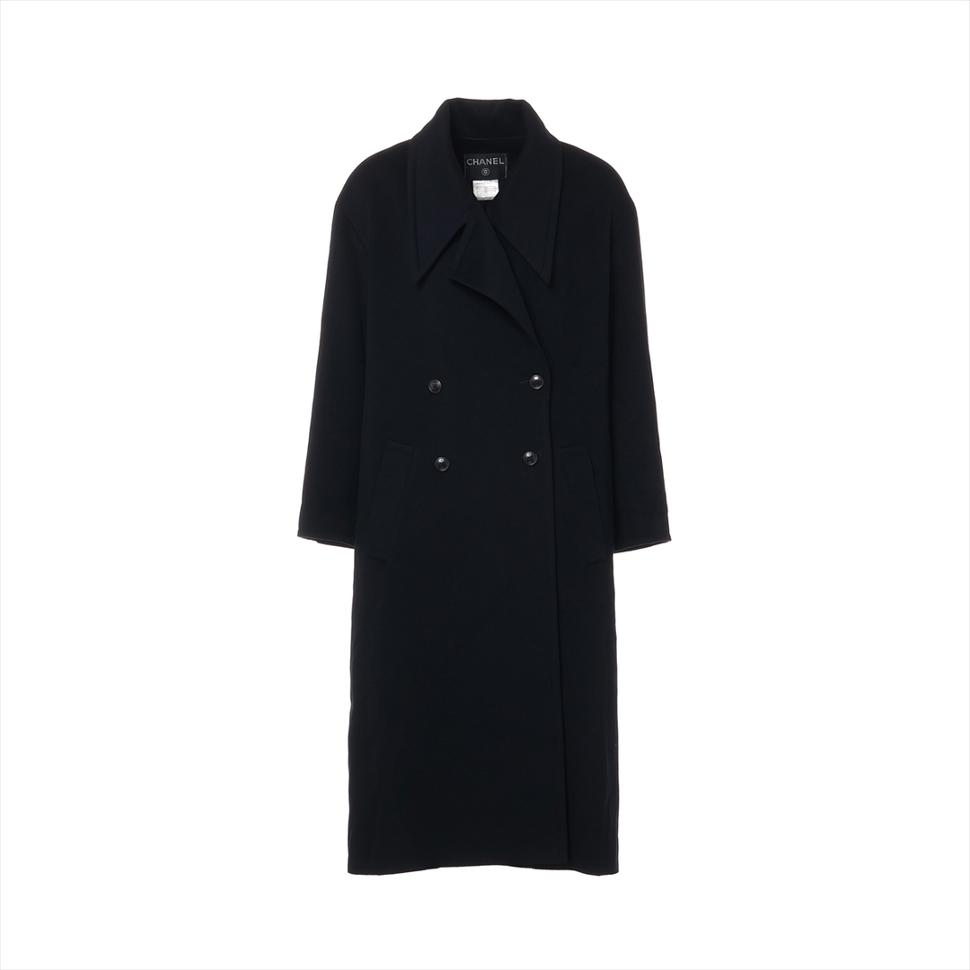 CHANEL - シャネル ココマーク カシミヤ 38 ブラック レディース その他アウター