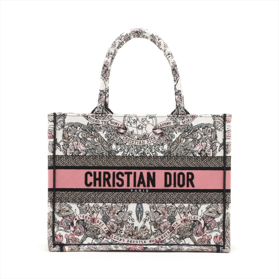 Christian Dior - クリスチャンディオール ブックトート キャンバス  ピンク レディース ト