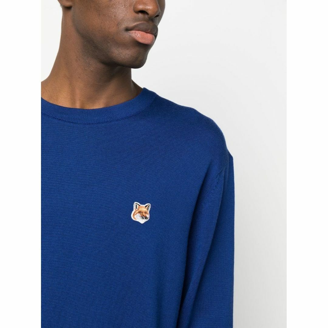 MAISON KITSUNE' - maison kitsune fox head patch ニット MAISON KITSUNE' - maison kitsune fox head patch ニット