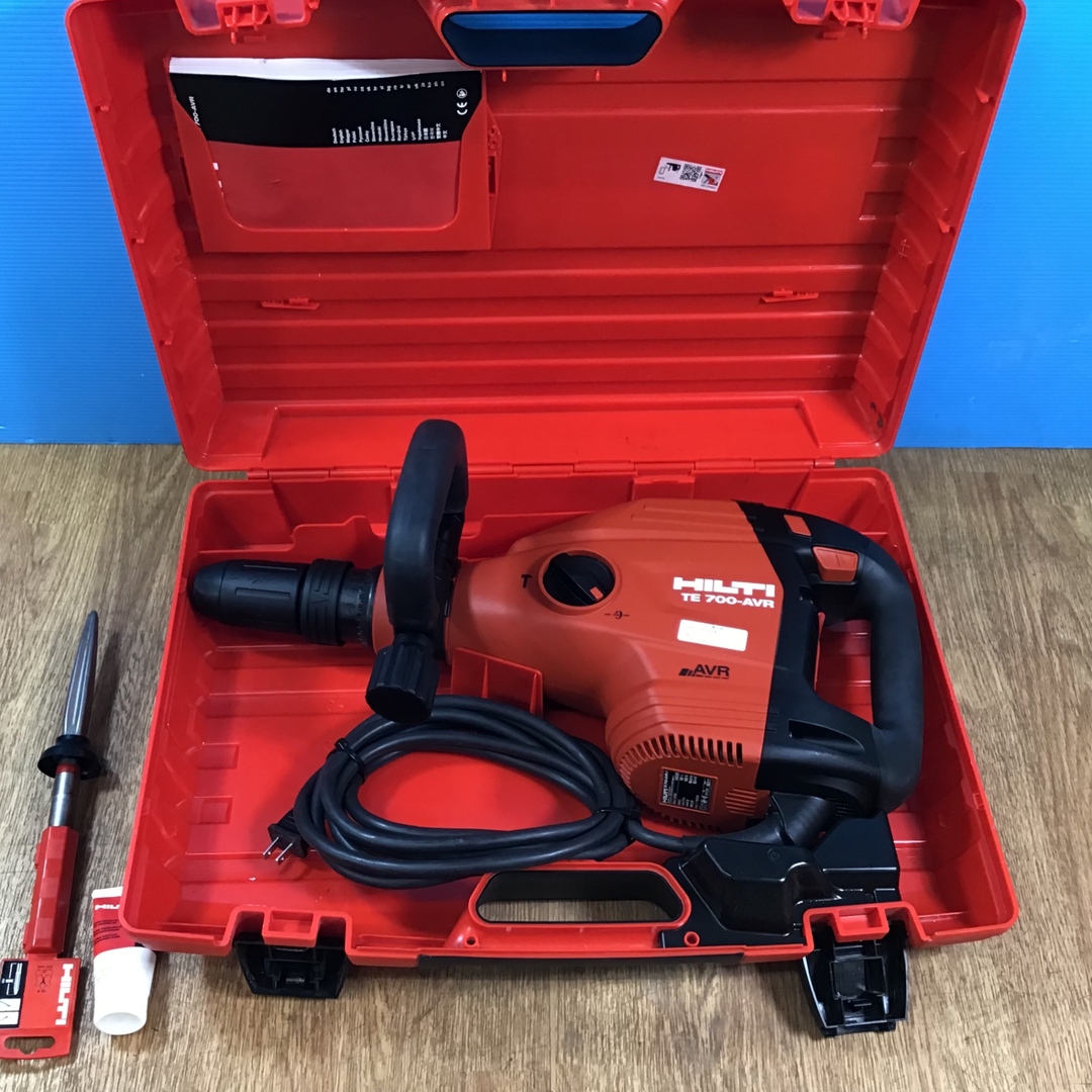 中古美品】☆ヒルティ(HILTI) 電動ハンマ TE700-AVR【岩槻店】 中古美品】☆ヒルティ(HILTI) 電動ハンマ TE700-AVR【岩槻店】