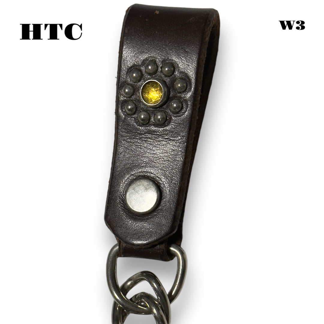 HTC - 希少品! HTC ウォレット チェーン レザー スタッズ HTC - 希少品! HTC ウォレット チェーン レザー スタッズ