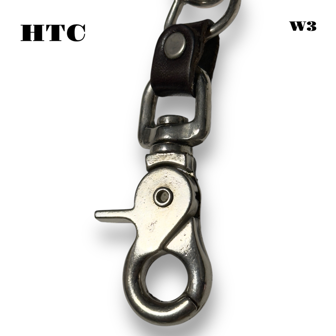 HTC - 希少品! HTC ウォレット チェーン レザー スタッズ HTC - 希少品! HTC ウォレット チェーン レザー スタッズ