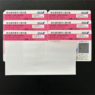 エーエヌエー(ゼンニッポンクウユ)(ANA(全日本空輸))のANA 株主優待券　6枚(航空券)