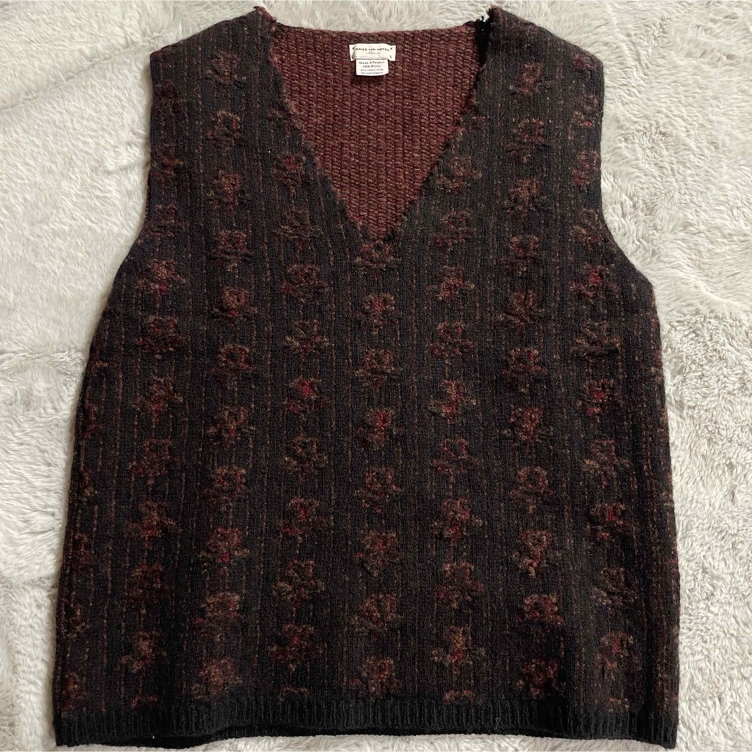 希少価値/状態良し】DRIES VAN NOTEN ニットベスト ライカ期 希少価値/状態良し】DRIES VAN NOTEN ニットベスト ライカ期
