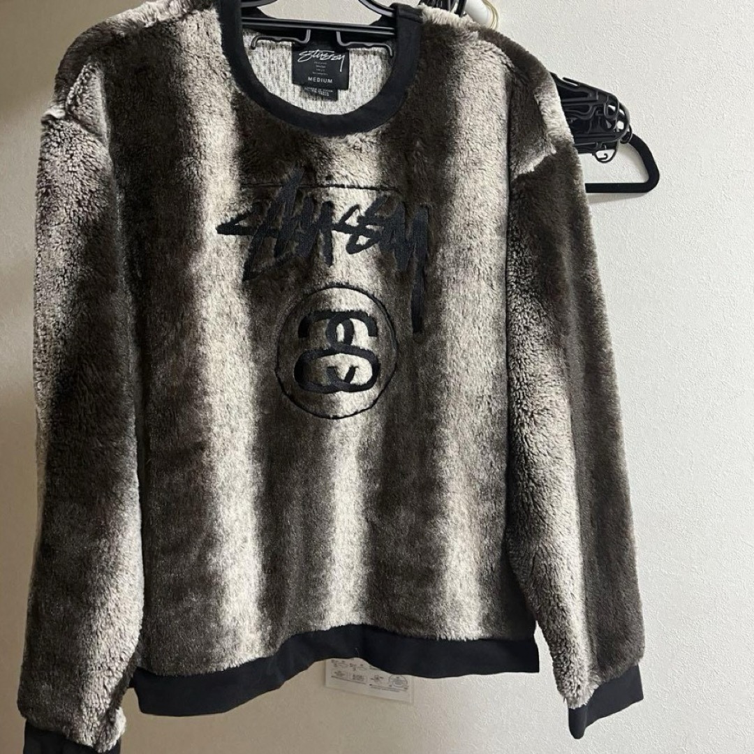 STUSSY(ステューシー)の希少stussy ファー スウェット レディースのトップス(トレーナー/スウェット)の商品写真