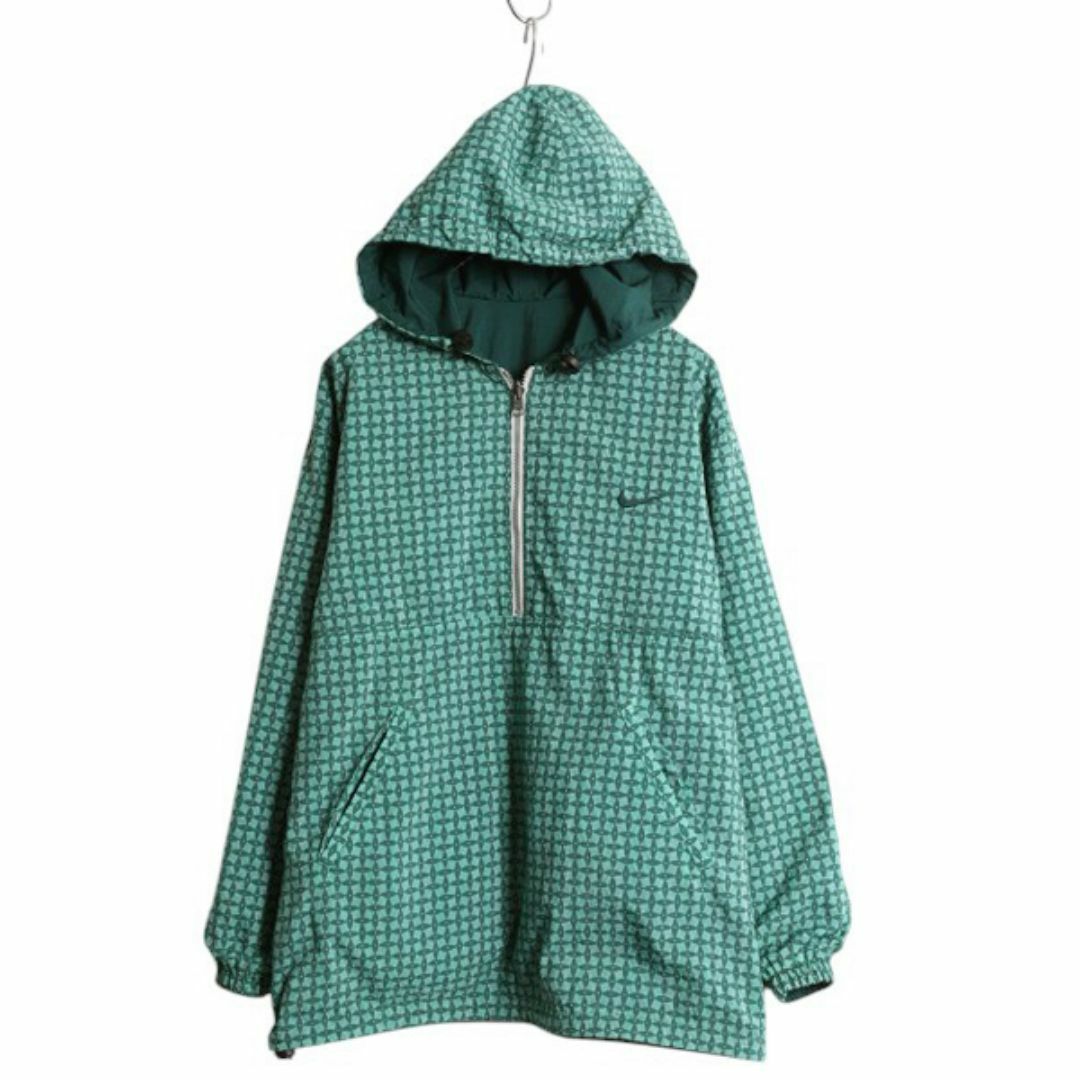 NIKE - 90s ナイキ リバーシブル ナイロン アノラック パーカー NIKE - 90s ナイキ リバーシブル ナイロン アノラック パーカー