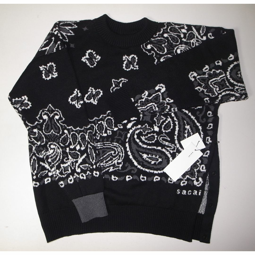 sacai - sacai bandana knit バンダナ ペイズリー ニット sacai - sacai bandana knit バンダナ ペイズリー ニット