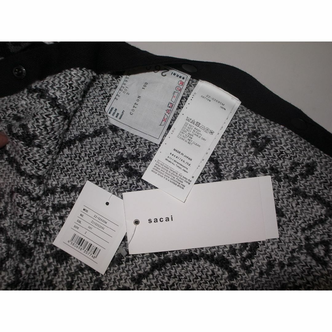 sacai - sacai bandana knit バンダナ ペイズリー ニット sacai - sacai bandana knit バンダナ ペイズリー ニット