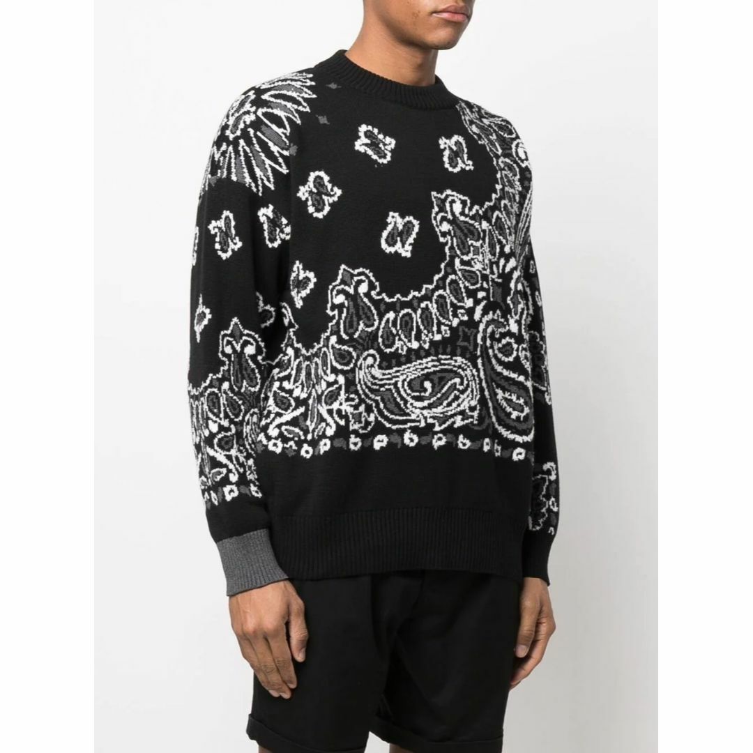 sacai - sacai bandana knit バンダナ ペイズリー ニット sacai - sacai bandana knit バンダナ ペイズリー ニット