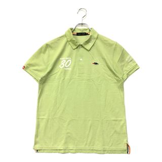 coco 中古 ラフ＆スウェル rough&swell メンズ 半袖ポロシャツ S 薄緑 ライトグリーン シンプル(ウエア)